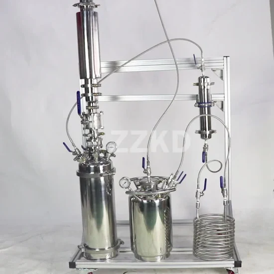 10lb Full Dewax Active Bho Closed Loop Extractor with Coiling